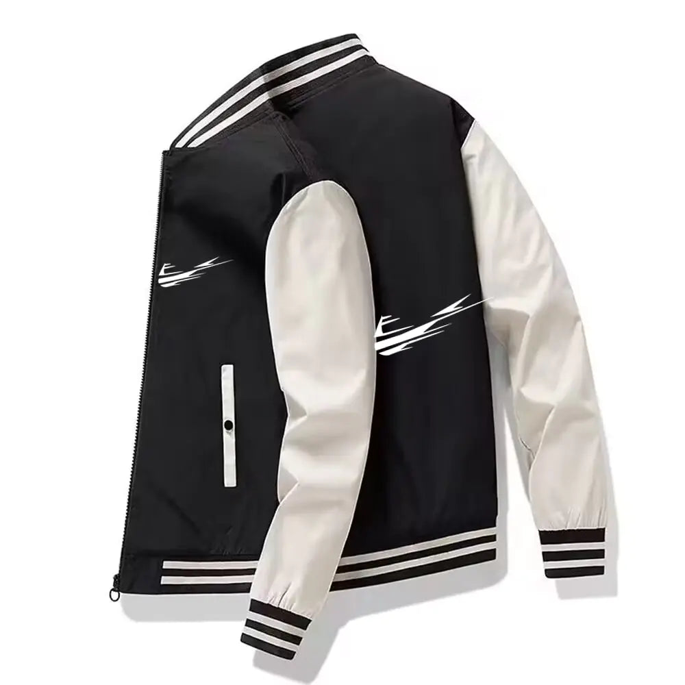 2023 Autumn Camping Jacket High quality printed men's outdoor sports jacket Hooded windproof fashion casual brand sports jacket