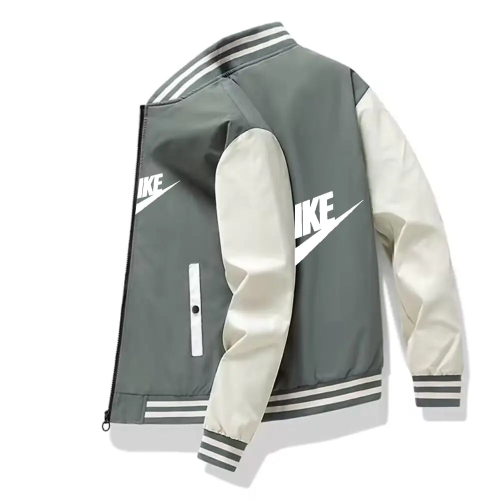 2023 Autumn Camping Jacket High quality printed men's outdoor sports jacket Hooded windproof fashion casual brand sports jacket